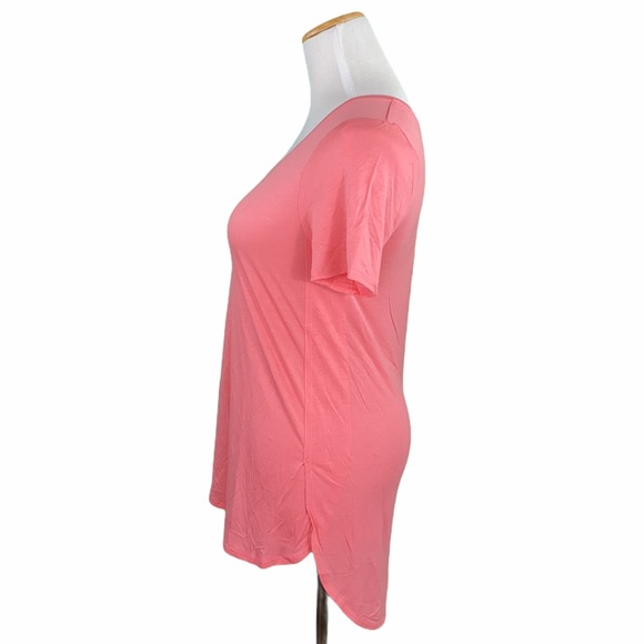 Coral Hi/Low Short Sleeve Tunic - Picture 6 of 8